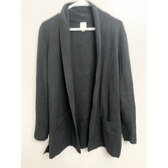 J.Crew $138 Chelsea Sweater Blazer in Black Medium Cardigan Boxy Top  BA866 - Picture 3 of 7